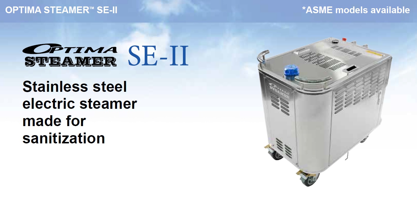 Optima Steamer SE - II *ASME Models Available