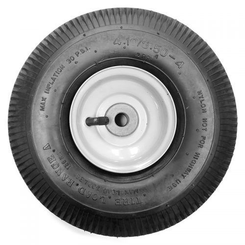 10″ Steel Rim Wheel And Tire Assembly With Tube