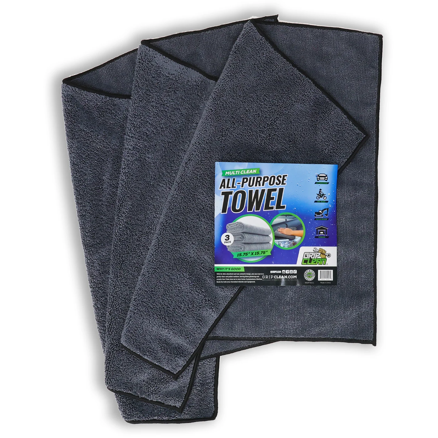 MultiClean All-Purpose Cleaning Rags (3pk) - PSI products